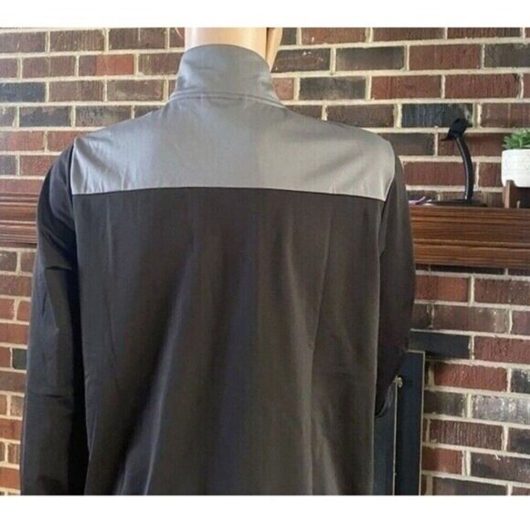 Puma Track Suit Jacket Men Size Small Full Zip Colorblock Logo Pockets  New - Picture 8 of 11